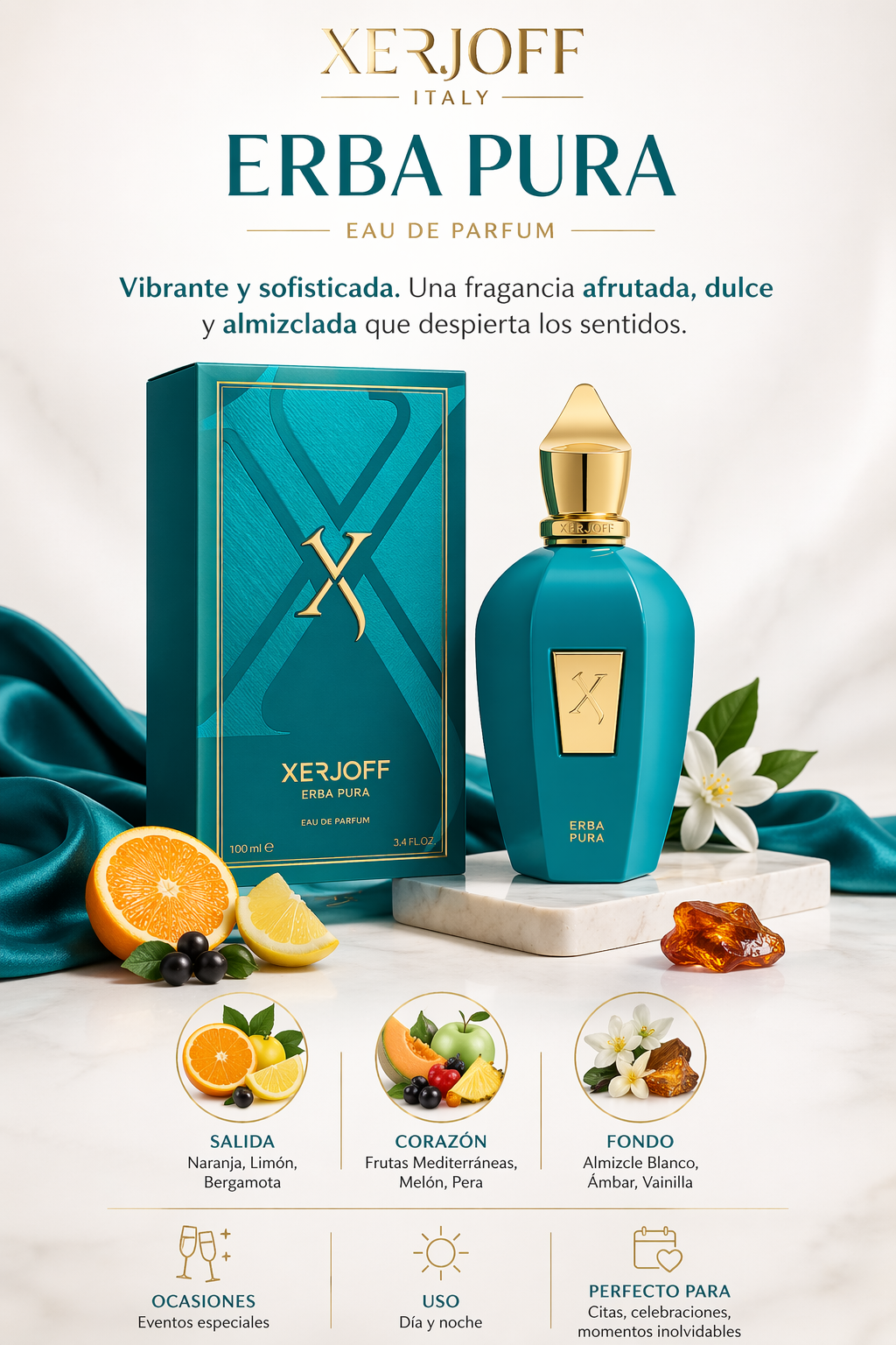 ERBA PURA EDP 3.4oz XERJOFF