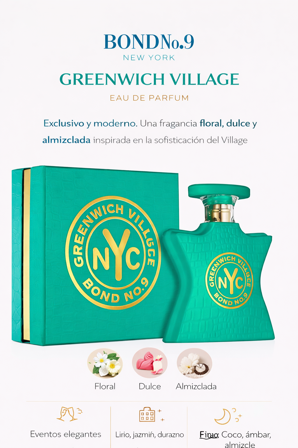 BOND NO. 9  GREENWICH VILLA 100ML  EAU DE PARFUM