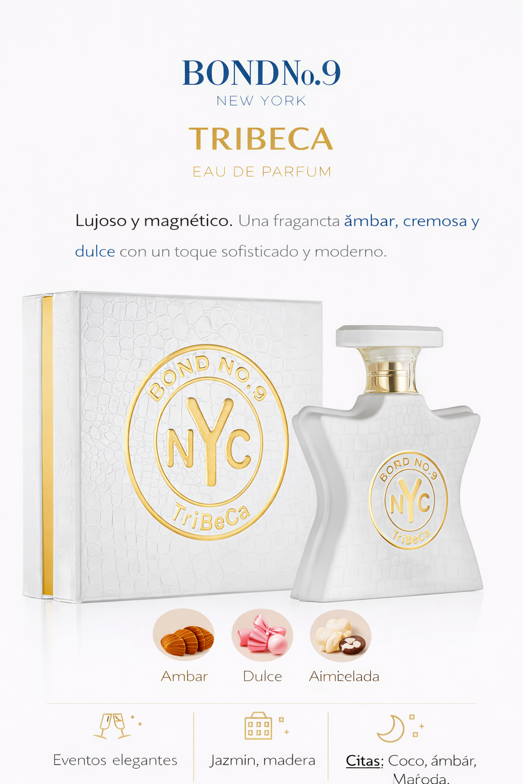 BOND NO. 9  TRIBECA 100ML  EAU DE PARFUM